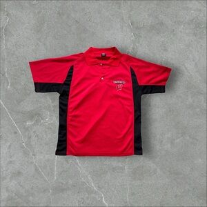 Vinatge Starter Wisconsin Football Polo